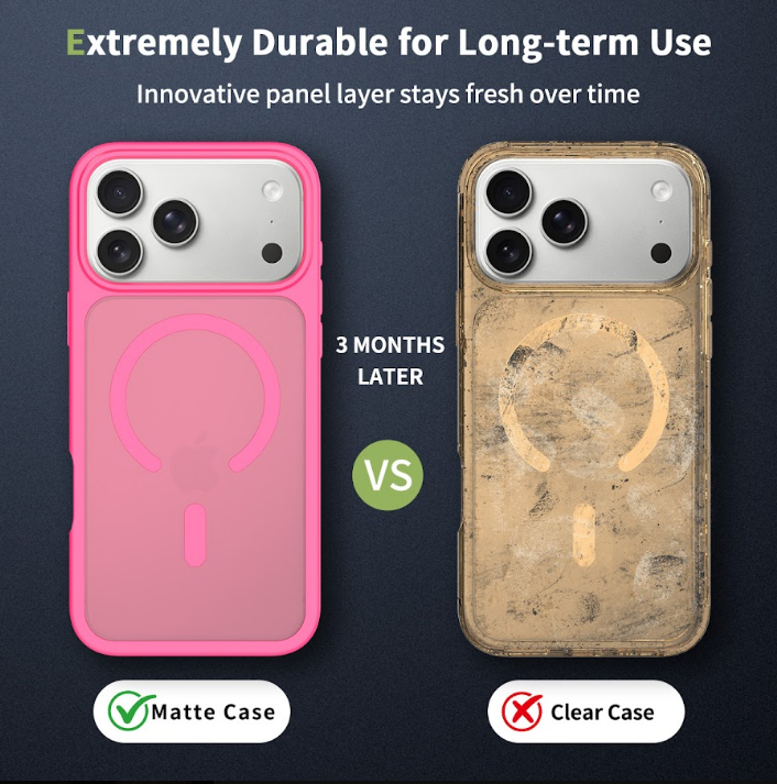 IPhone 17 Pro Max Matte Case - MagSafe - Flamingo Pink