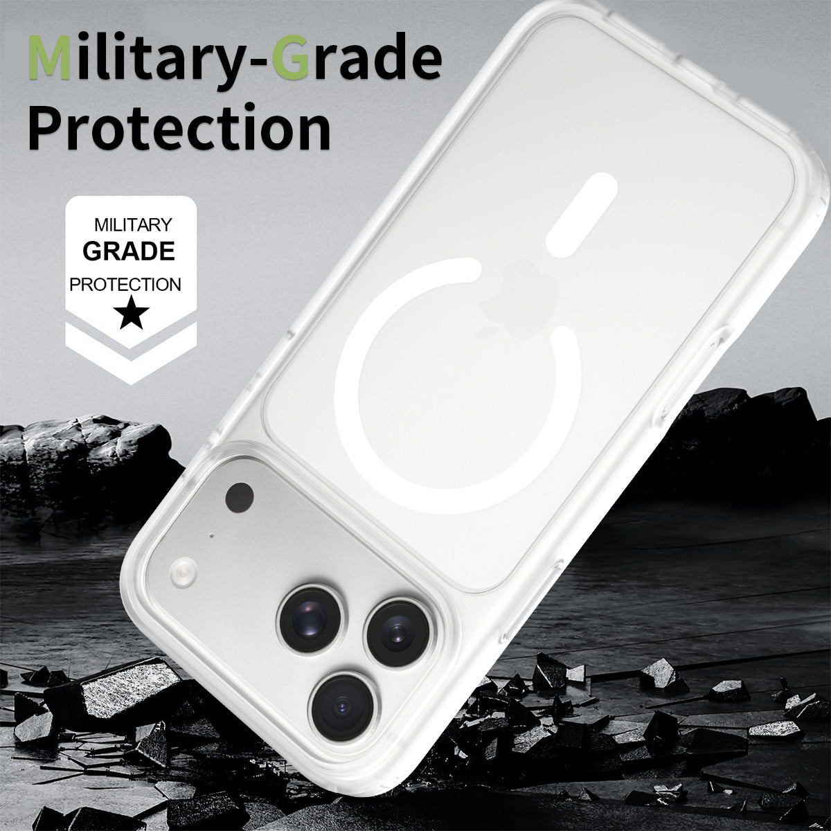 IPhone 17 Pro Max Matte Case - MagSafe - Clear