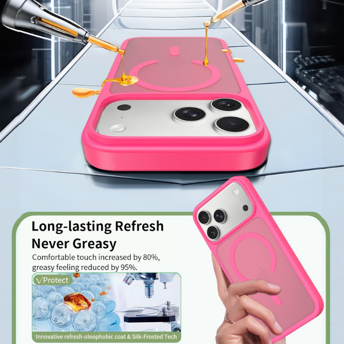 IPhone 17 Pro Max Matte Case - MagSafe - Flamingo Pink
