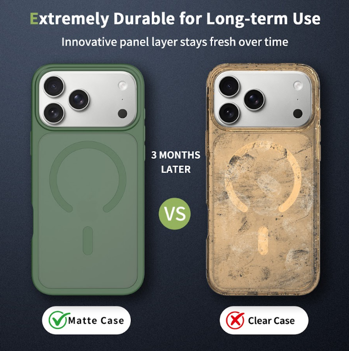 IPhone 17 Pro Max Matte Case - MagSafe - Pine Green