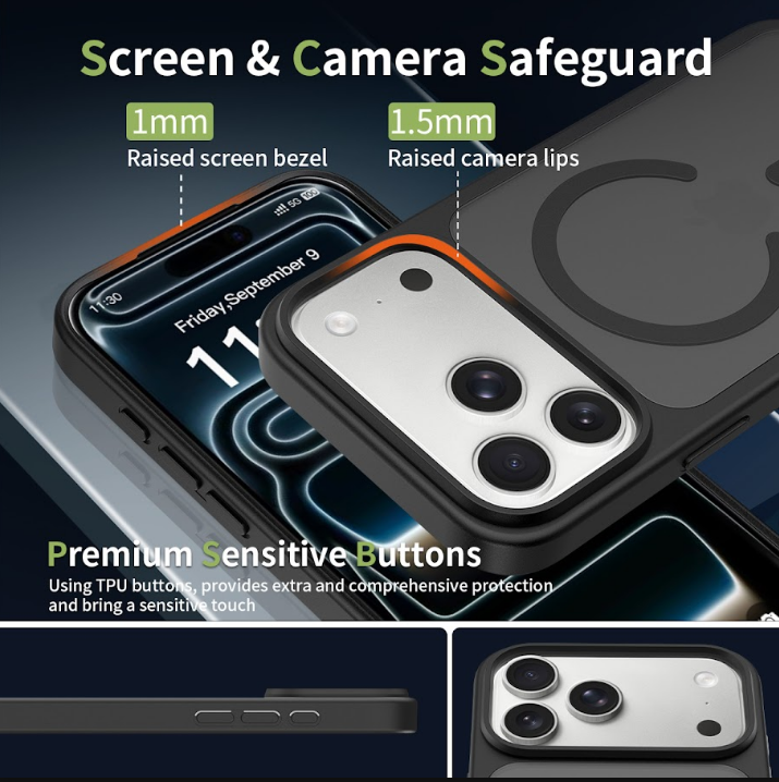 IPhone 17 Pro Max Matte Case – MagSafe - Space Gray