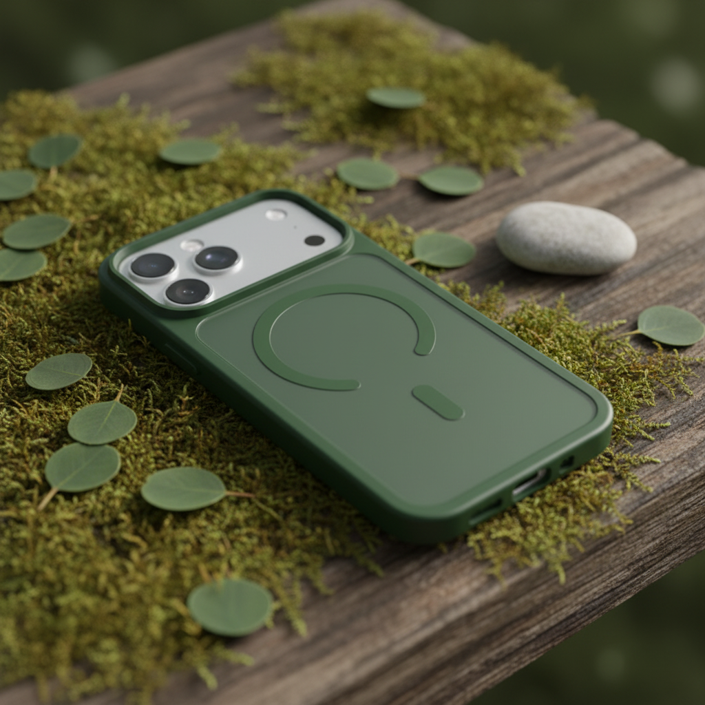 iPhone 17 Pro Max Matte Case - Pine Green